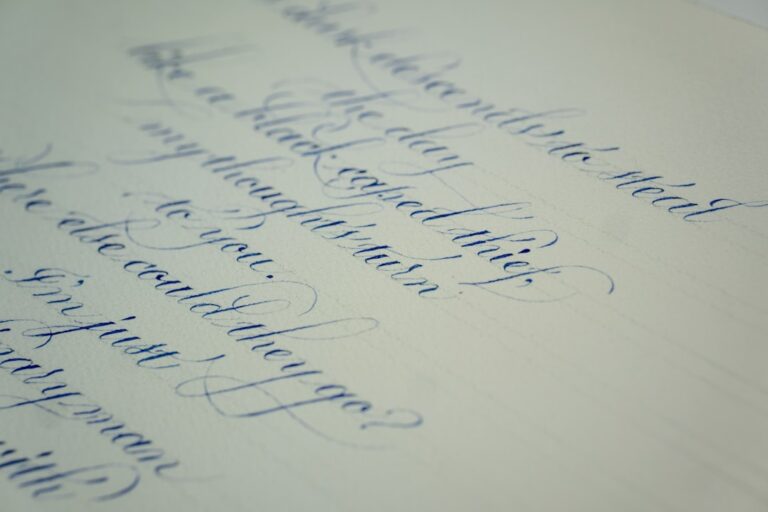 Exerciții rapide pentru o caligrafie mai bună Photo caligraphy exercises