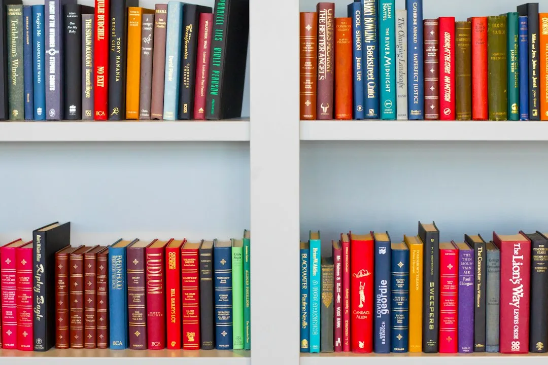 Photo bookshelf organization tips